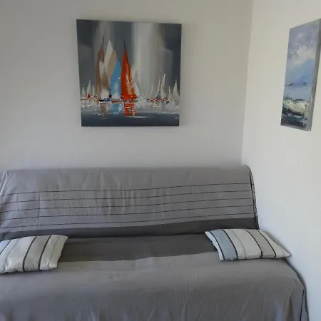 Appartement T2 Rez De Jardin Front De Mer, Piscine *